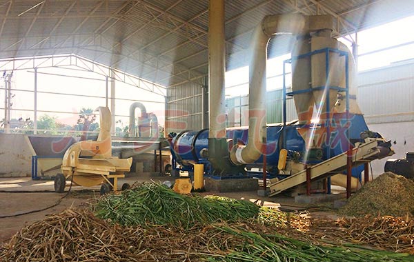牧草烘干機(jī)廠家出口設(shè)備圖