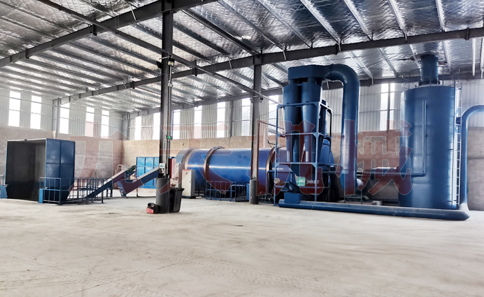 河南噴漿玉米皮烘干機