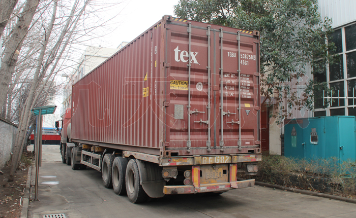 泰國桉樹皮烘干機發(fā)貨現(xiàn)場