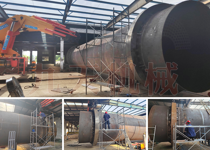 九天菌渣烘干生產(chǎn)線安裝現(xiàn)場.jpg